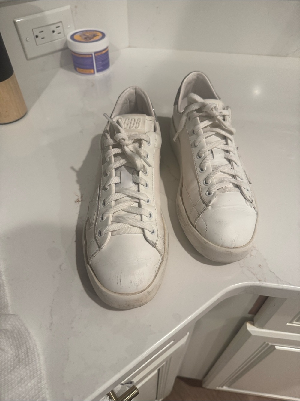 Golden Goose White Low-Top Women's Sneakers